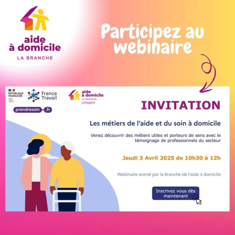 Semaine des métiers du soin et de l'accompagnement - Inscrivez-vous à notre webinaire et plongez au cœur de nos métiers, Toulouse, AMFPAD